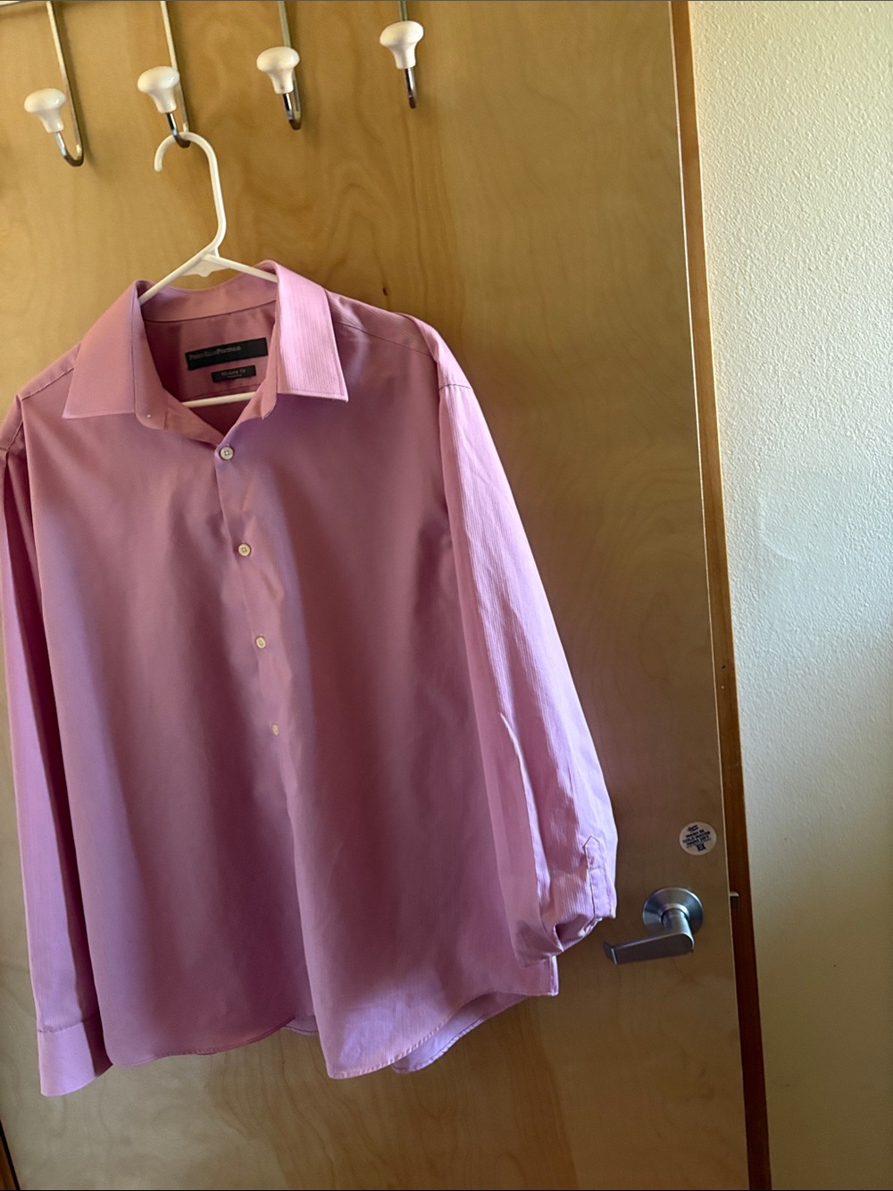 Perry Ellis Light Pink Men's Dress Shirt